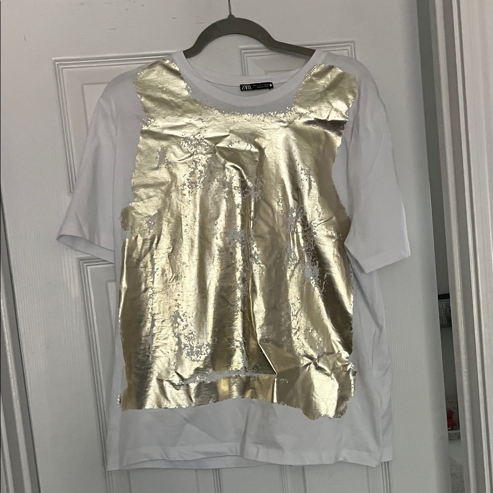 Zara White T-Shirt